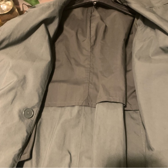 UNIQLO U Oversized Single Breasted Green Coat XL Men’s - Picture 3 of 15